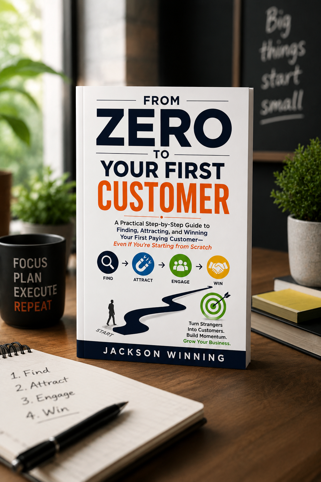 Ebook cover: From Zero to Your First Customer by Jackson Winning